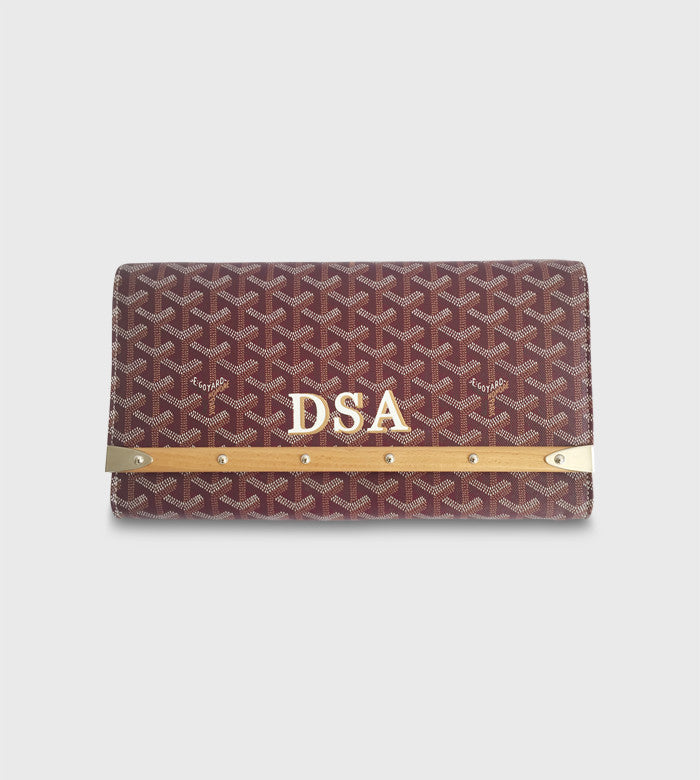 goyard personalization wallet